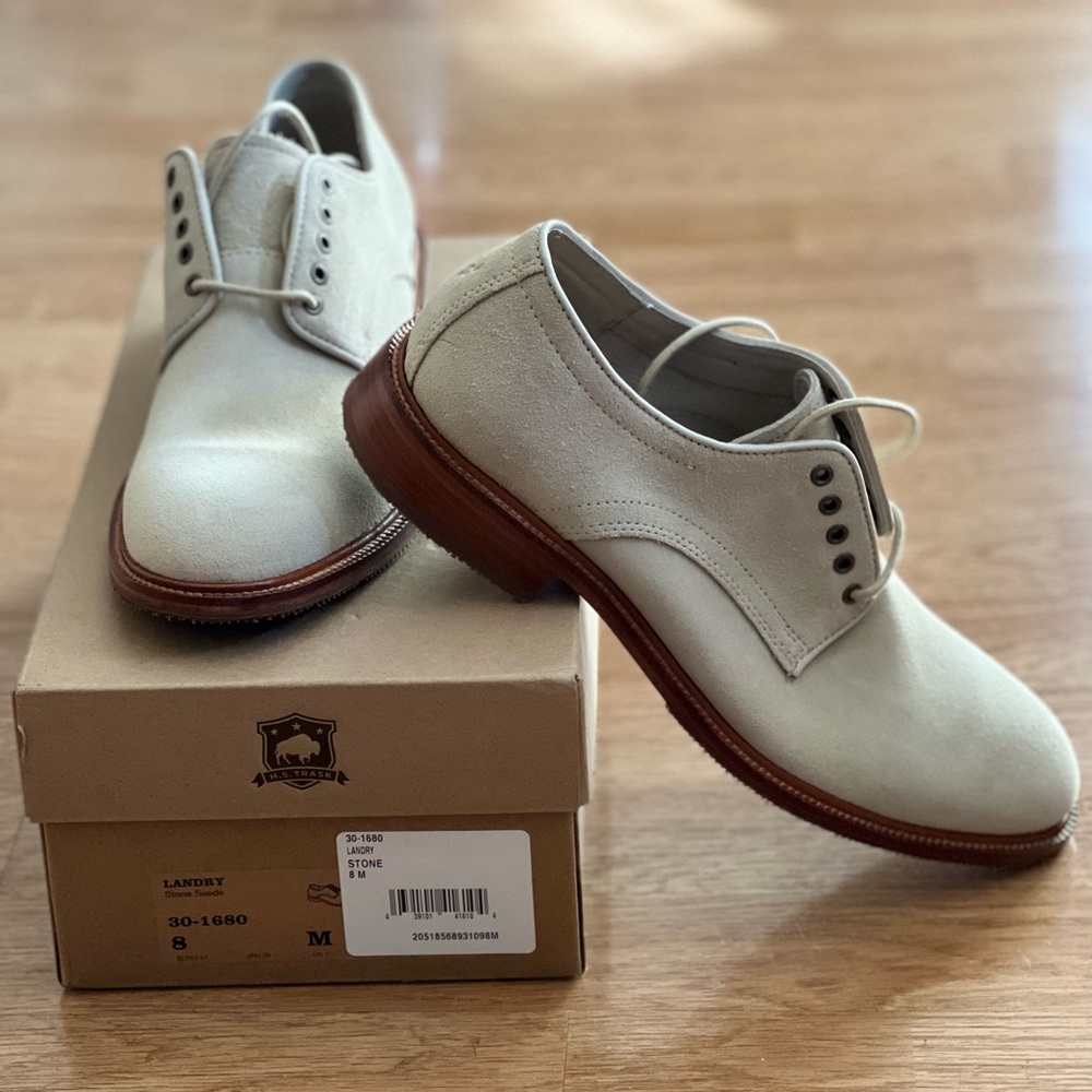 Brand New Oxford Suede Laced Up Shoes (8)
